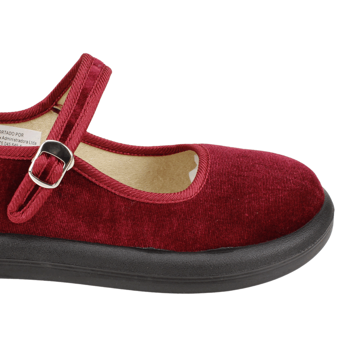 Zapato Microfibra Rojo - Outlet en NEW WALK SHOES