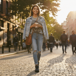 Alternative view of Zapatilla Plataforma Confort Azul