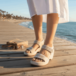 Alternative view of Sandalia Athenea Beige