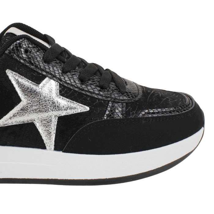 Zapatilla Stellar Plataforma Negra - Imagen 4