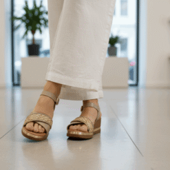 Alternative view of Sandalia Cuña Yute  Camel