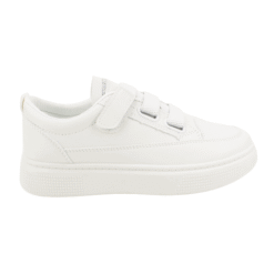 Zapatillas Brillos Plataforma Blanca