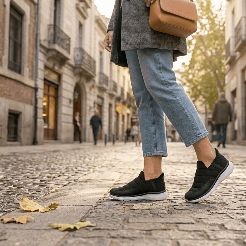 Zapatilla Slip On Negra - Imagen 2
