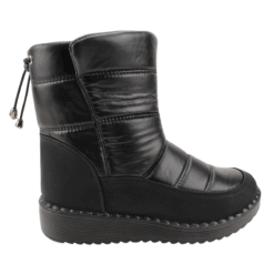 Botín De Agua Chiporro Negro Brillante