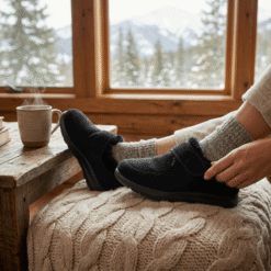 Alternative view of Pantufla Peluda Chiporro Negra