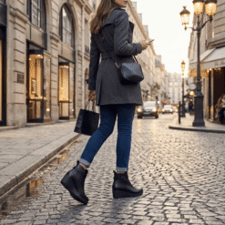 Alternative view of Botín Correa Reptil Negro