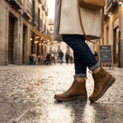 Alternative view of Botín Doble Tirador Camel