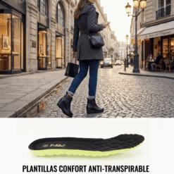 Alternative view of Botín Reptil Confort Negro