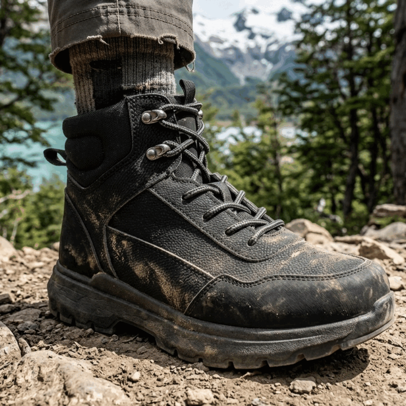 Botin Outdoor Condor Negro - Imagen 2