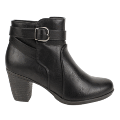 Botín Hebilla Comfort Negro