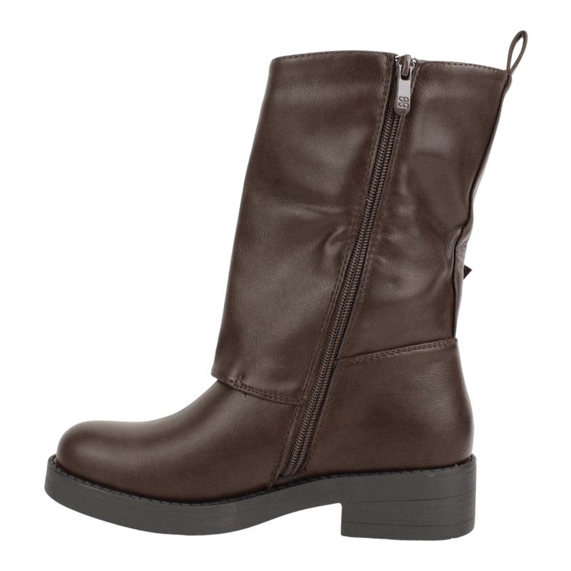 Bota Biker Corta Café - Imagen 4