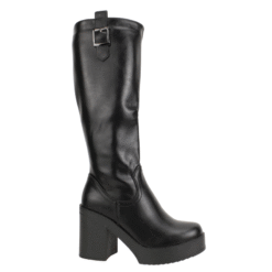Bota Plataforma Larga Negra