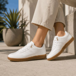 Alternative view of Zapatilla Urbana Croco Blanca
