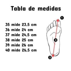 Zapatilla Plataforma Alta Negra - Zapatillas en NEW WALK SHOES