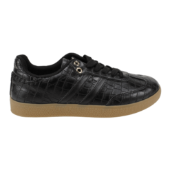 Zapatilla Urbana Croco Negra