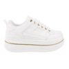 Zapatilla Plataforma Alta Blanca - Zapatillas en NEW WALK SHOES