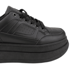 Zapatilla Plataforma Alta Negra - Zapatillas en NEW WALK SHOES