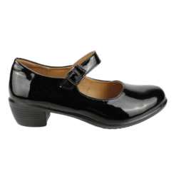 Zapato Cueca Confort Negro Brillante - Zapatos en NEW WALK SHOES