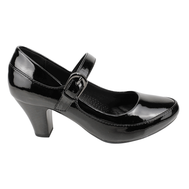 Zapato Charol Negro Levurett
