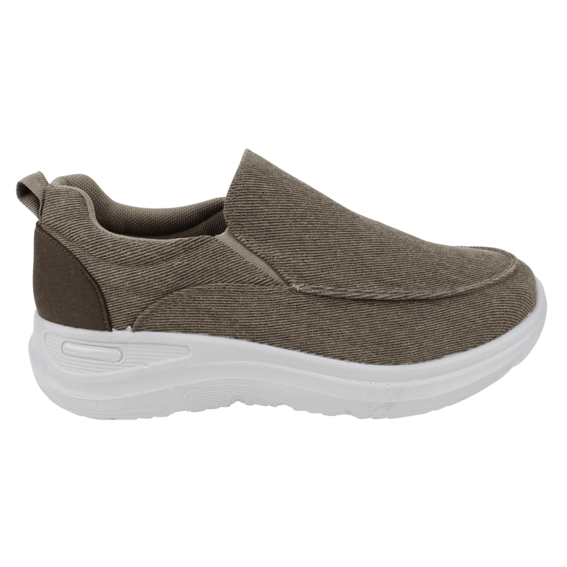 Zapatilla City Confort Slip On Marrón - Zapatillas en NEW WALK SHOES