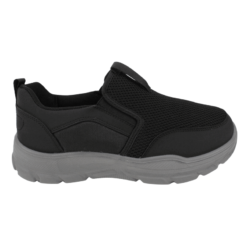 Zapatilla Slip On Confort Urban Negra - Zapatillas en NEW WALK SHOES
